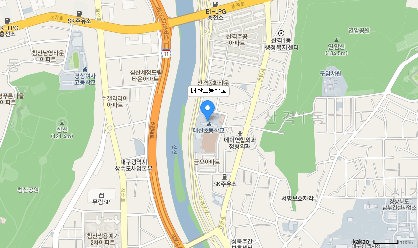 학교 찾아오시는 길 지도